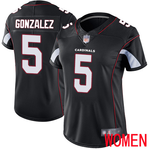 Arizona Cardinals Limited Black Women Zane Gonzalez Alternate Jersey NFL Football #5 Vapor Untouchable->women nfl jersey->Women Jersey